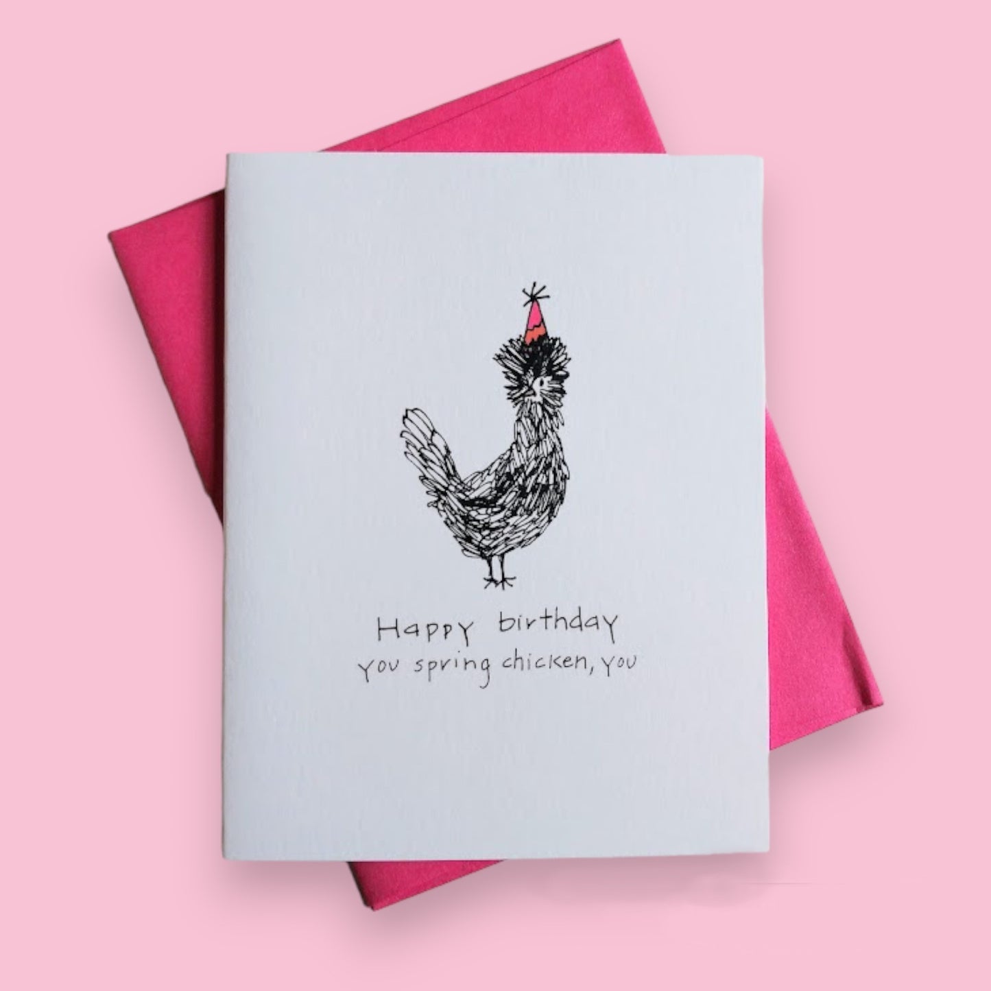 Card HBD Spring Chicken