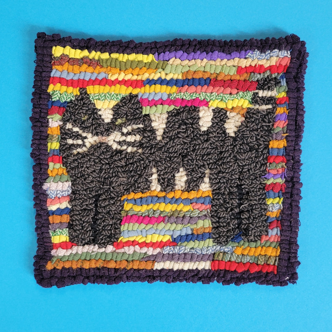 Hook Kit Black Cat Rug