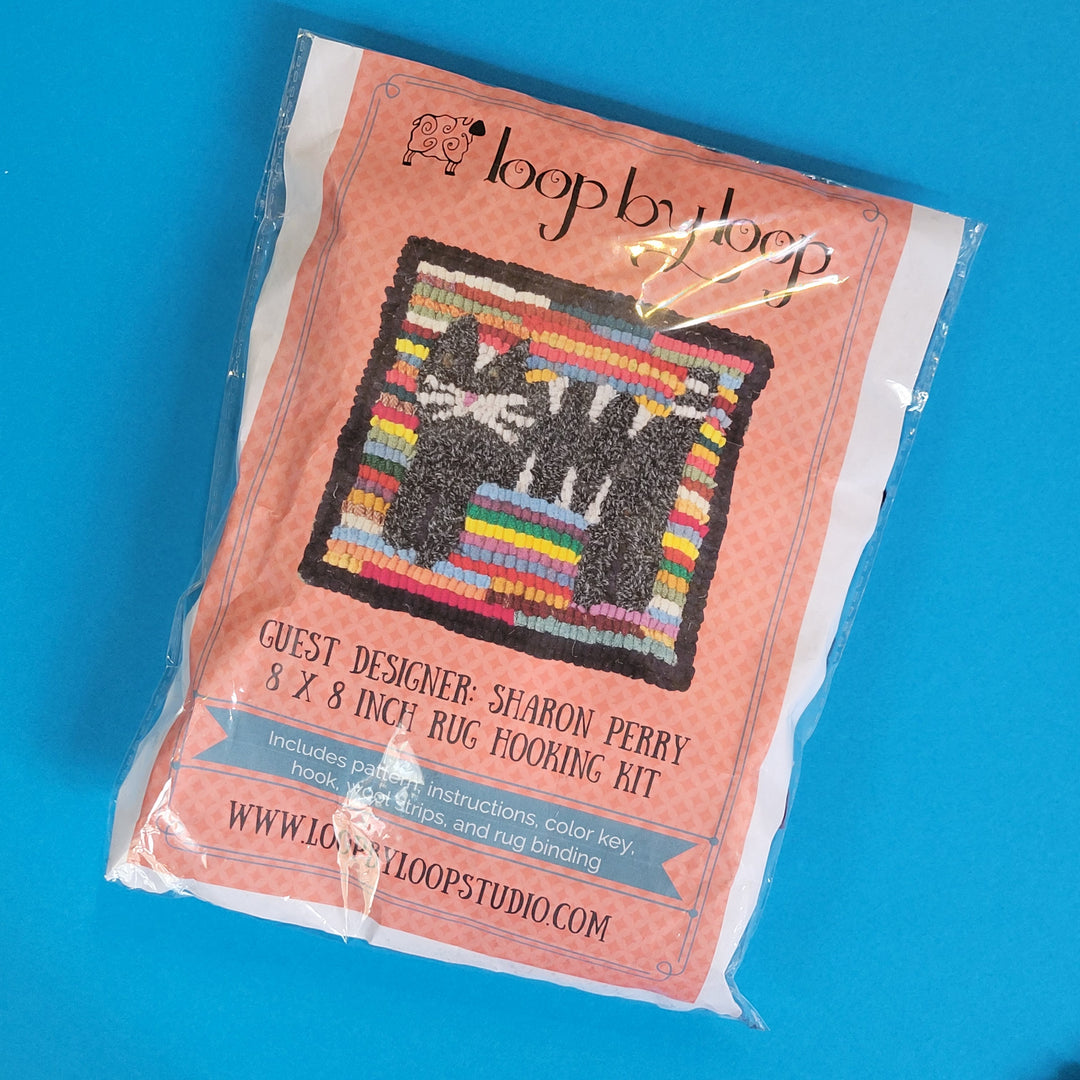 Hook Kit Black Cat Rug