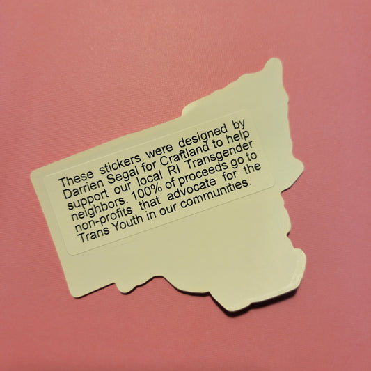 Sticker Trans People Belong Here