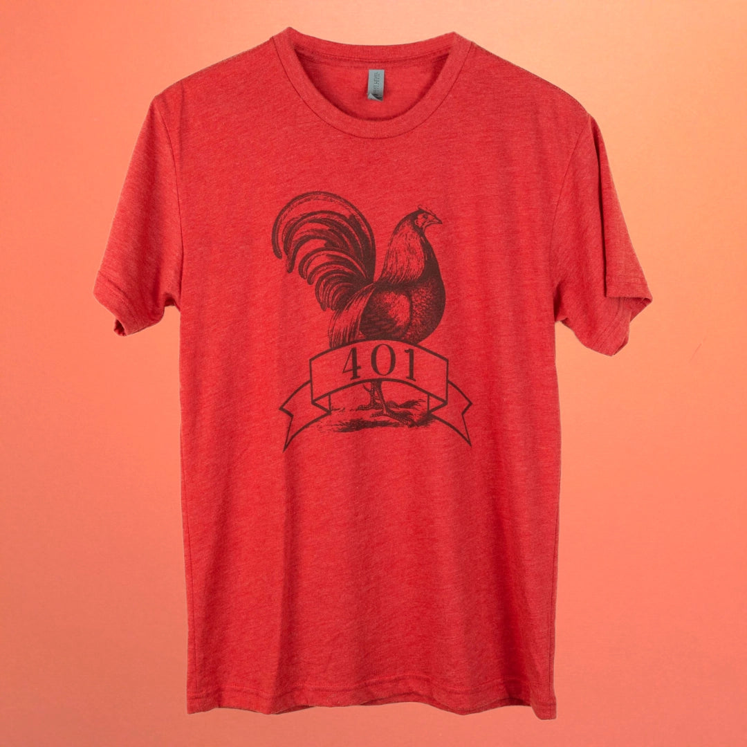 T-Shirt Mens 401 RI Rooster