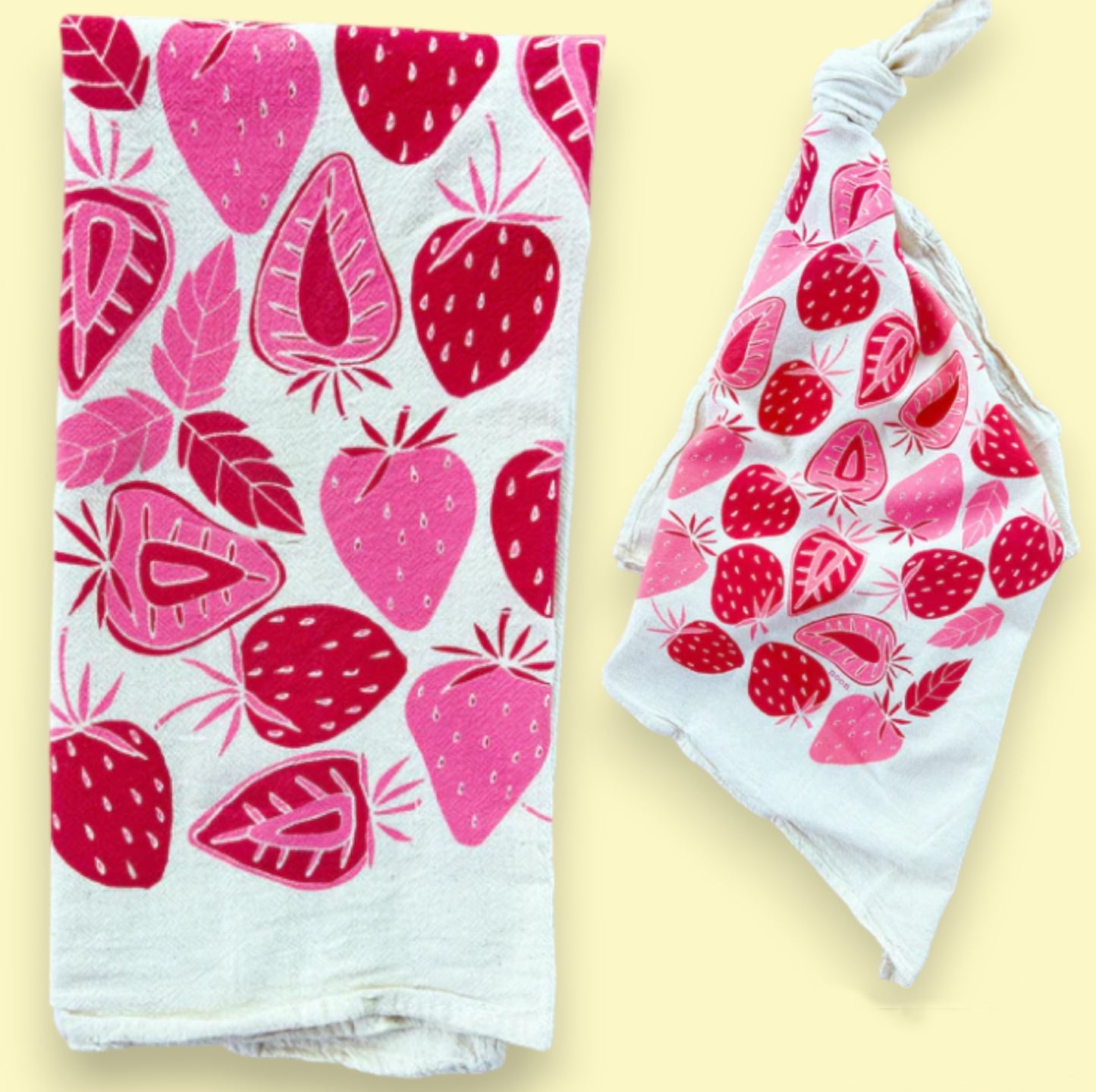 Tea Towel Strawberry