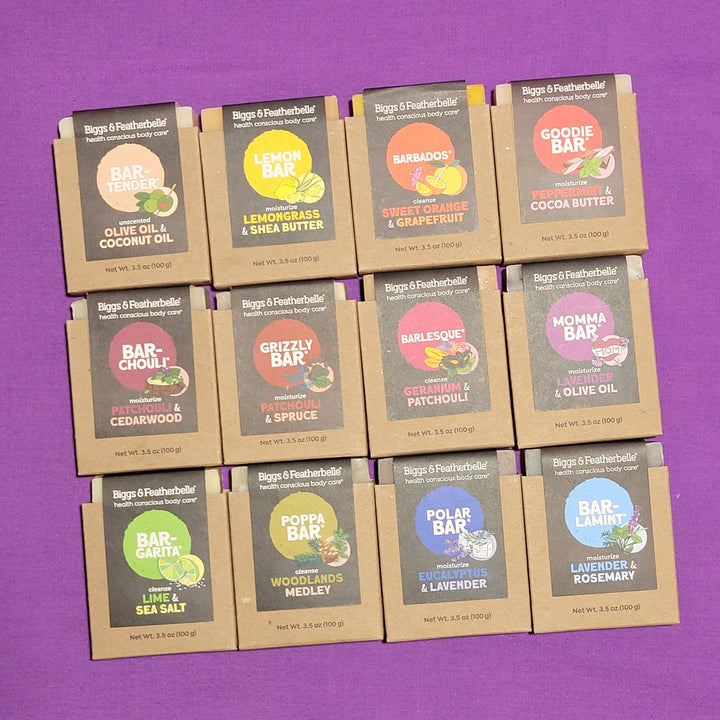 Bar Soaps by Biggs & Featherbelle