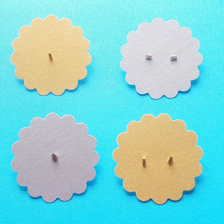 Mini Stud Earrings by Darrien S Segal