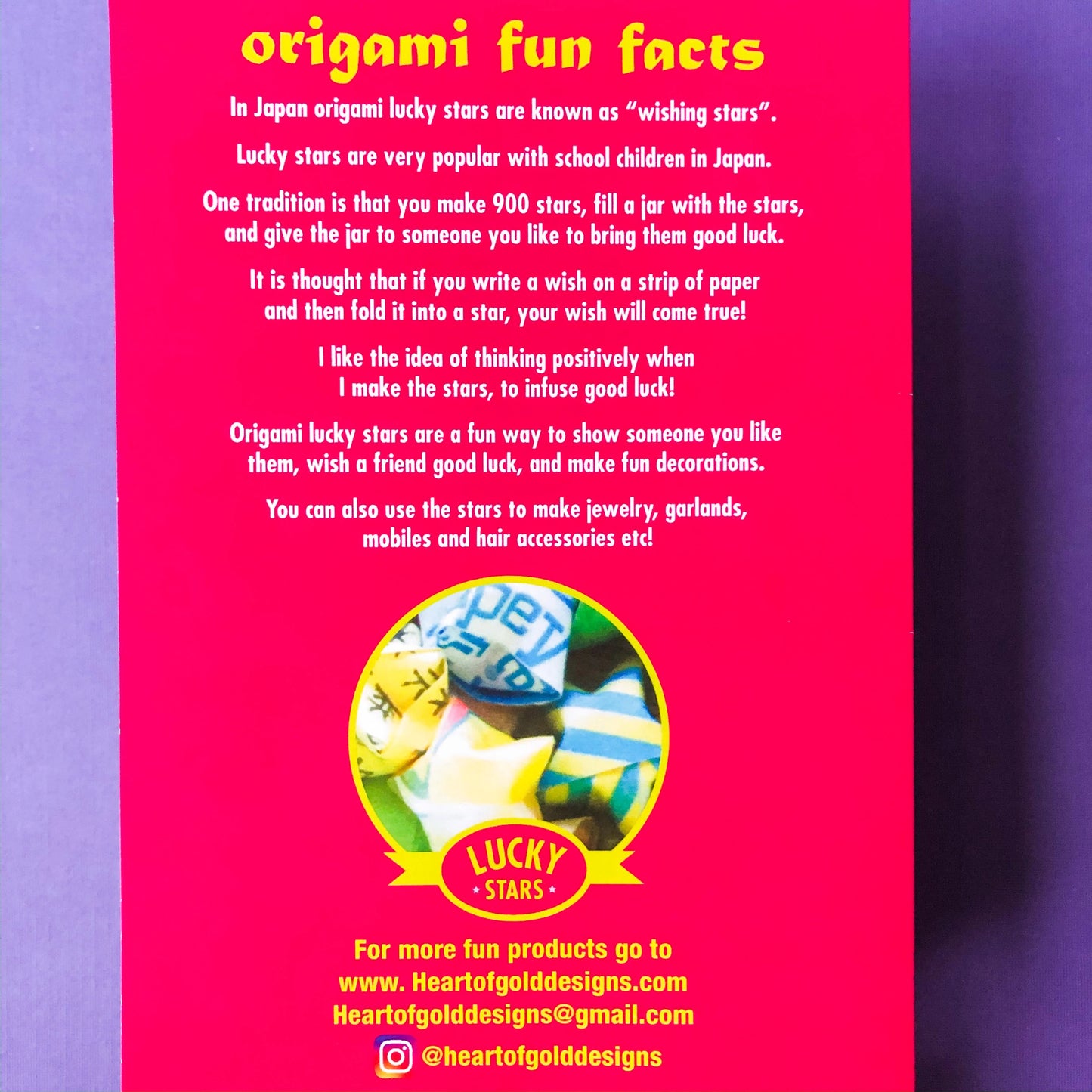 DIY Lucky Stars Origami Kit