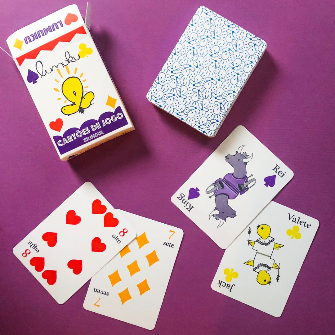 Playing Cards - English/Portuguese Bilingual