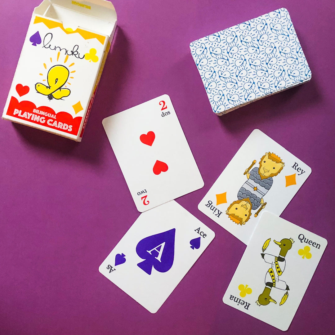 Playing Cards - English/Spanish Bilingual