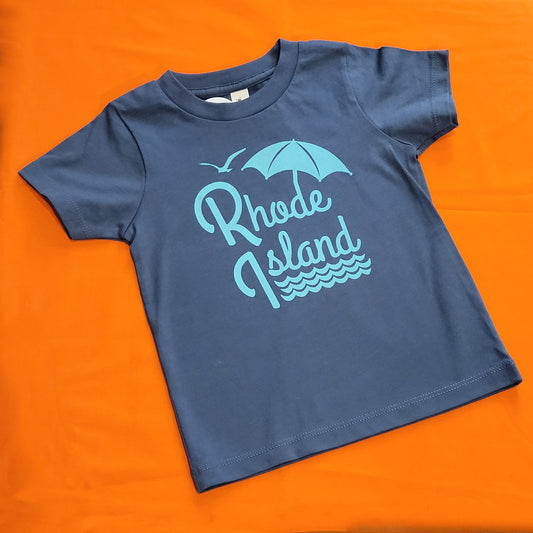 T-Shirt Kids RI Umbrella navy