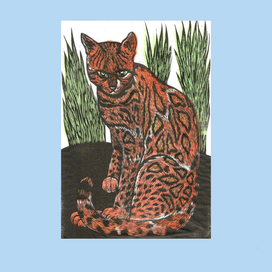 Print Amur Leopard Cat