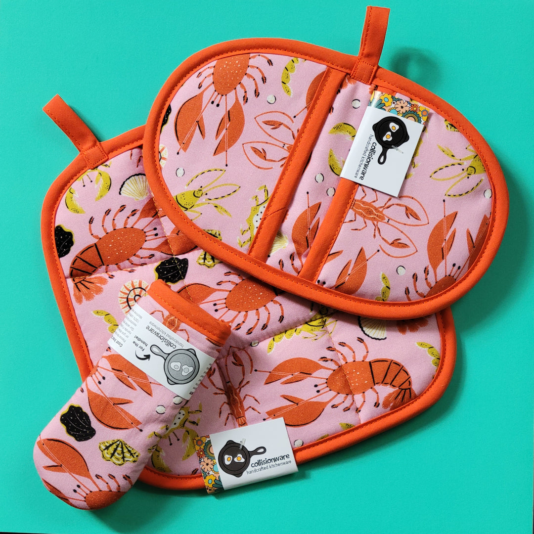 Shellfish Potholder Set