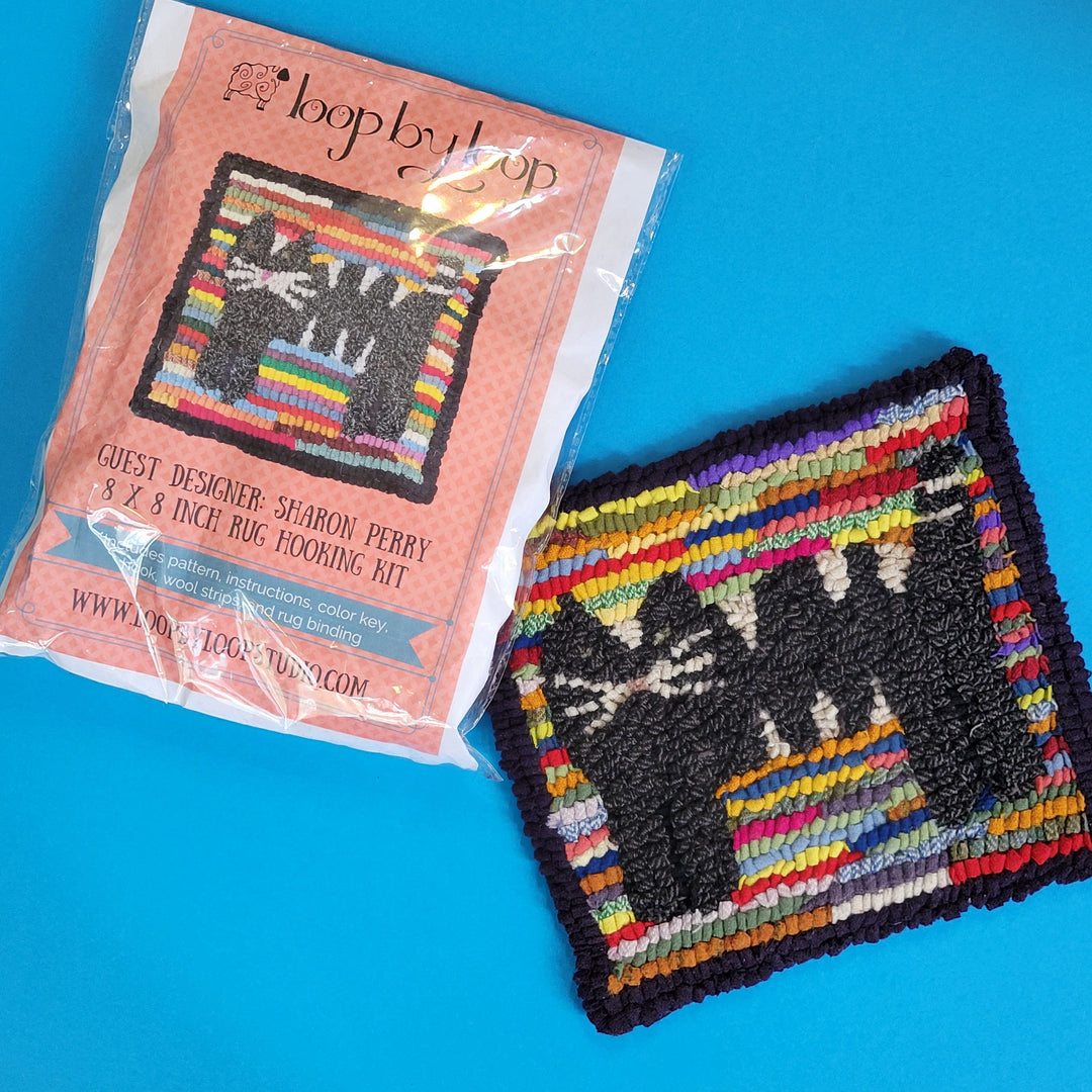 Hook Kit Black Cat Rug