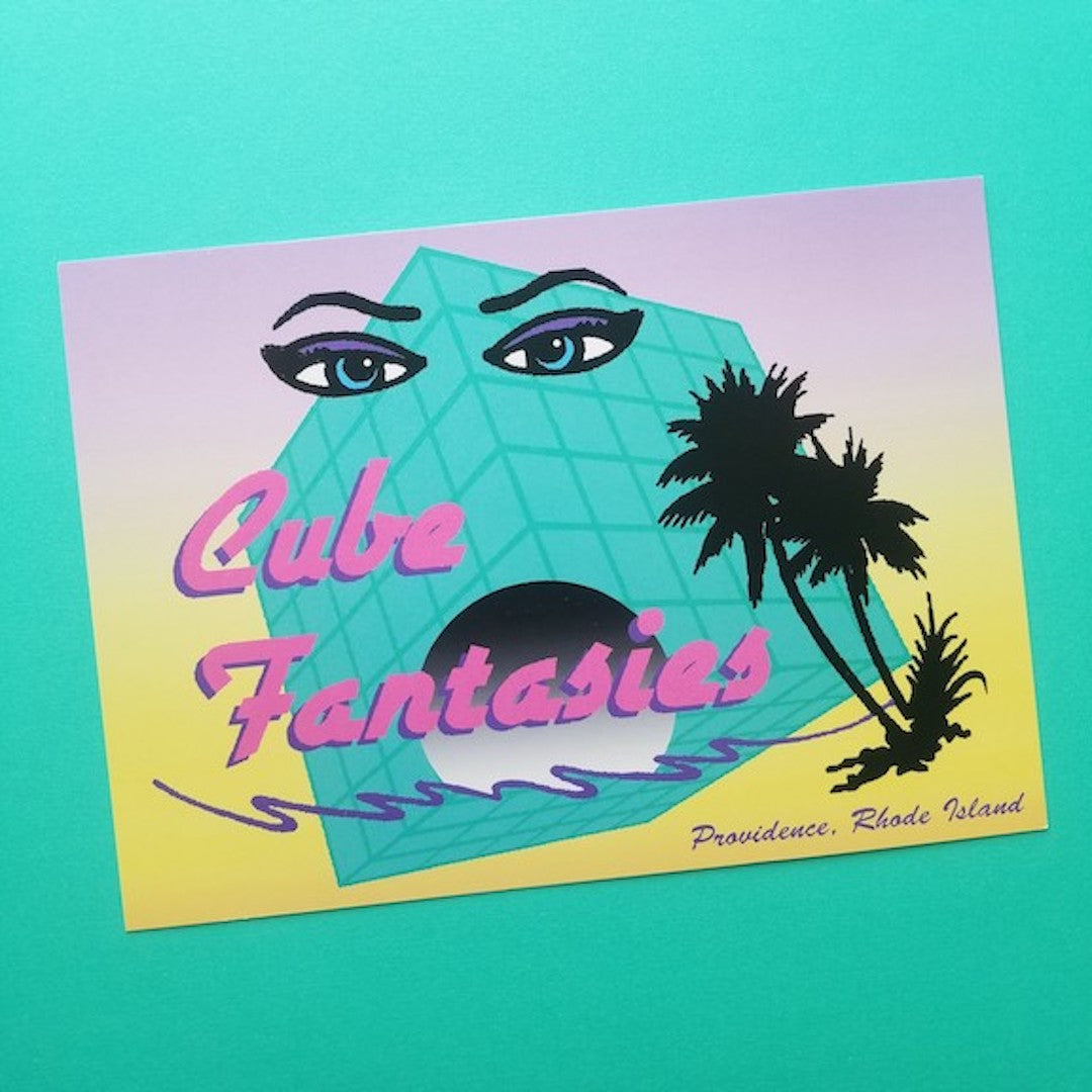 Cube Fantasies Postcard
