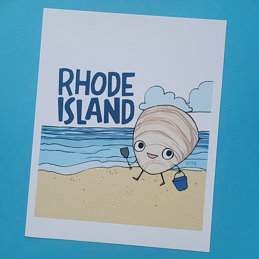 Print RI Quahog