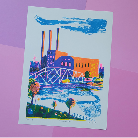 Print Smokestacks 11x15