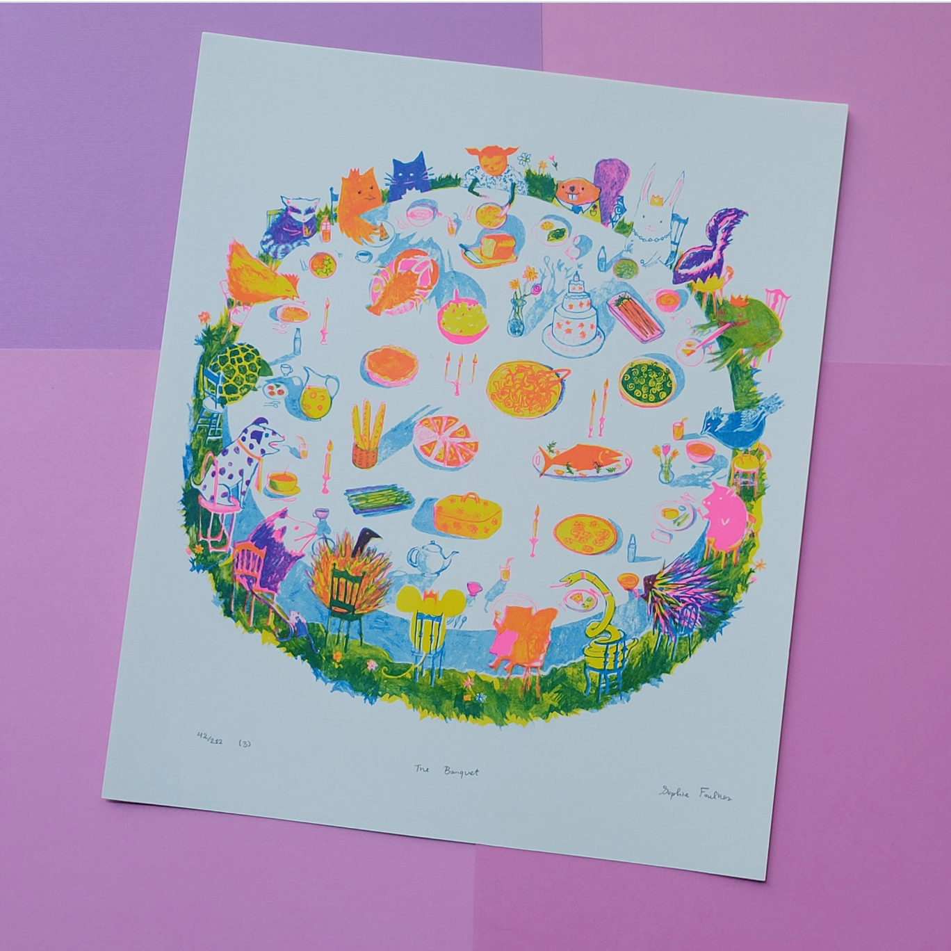 Print The Banquet 11x11.5