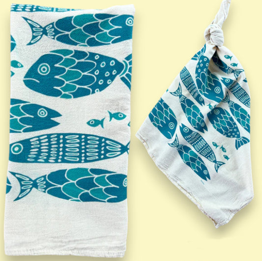 Tea Towel Fish