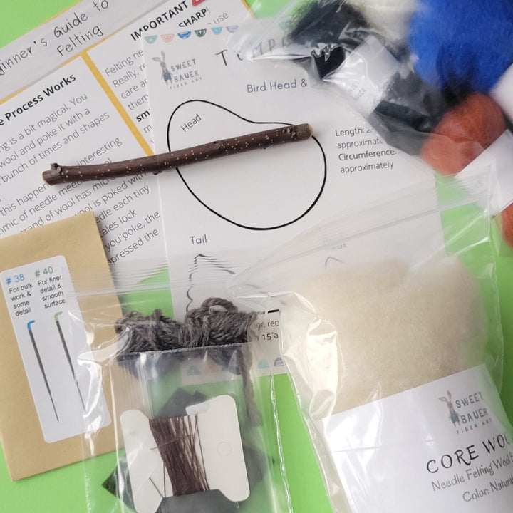 DIY Bird Felting Kits