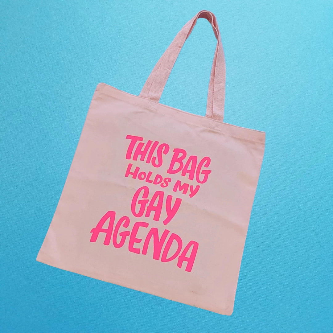 This Bag Holds My Gay Agenda Tote Bag