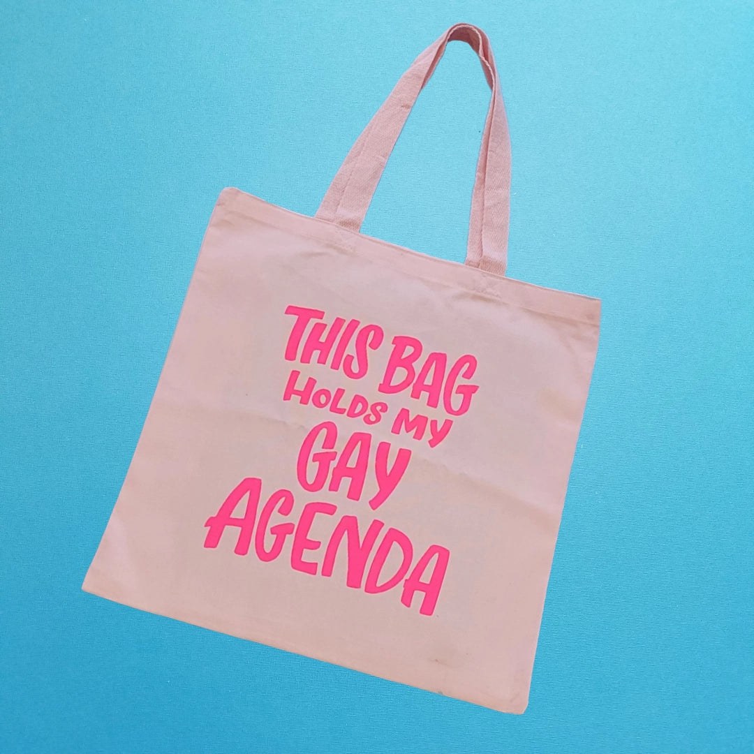 Gay Agenda Tote Bag