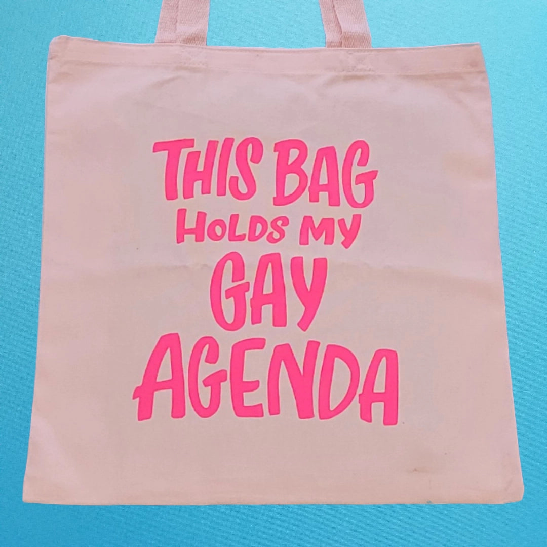 Gay Agenda Tote Bag