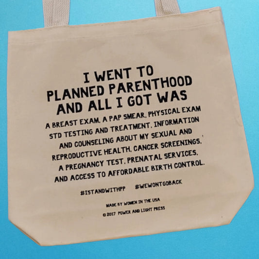 Tote Bag Planned Parenthood