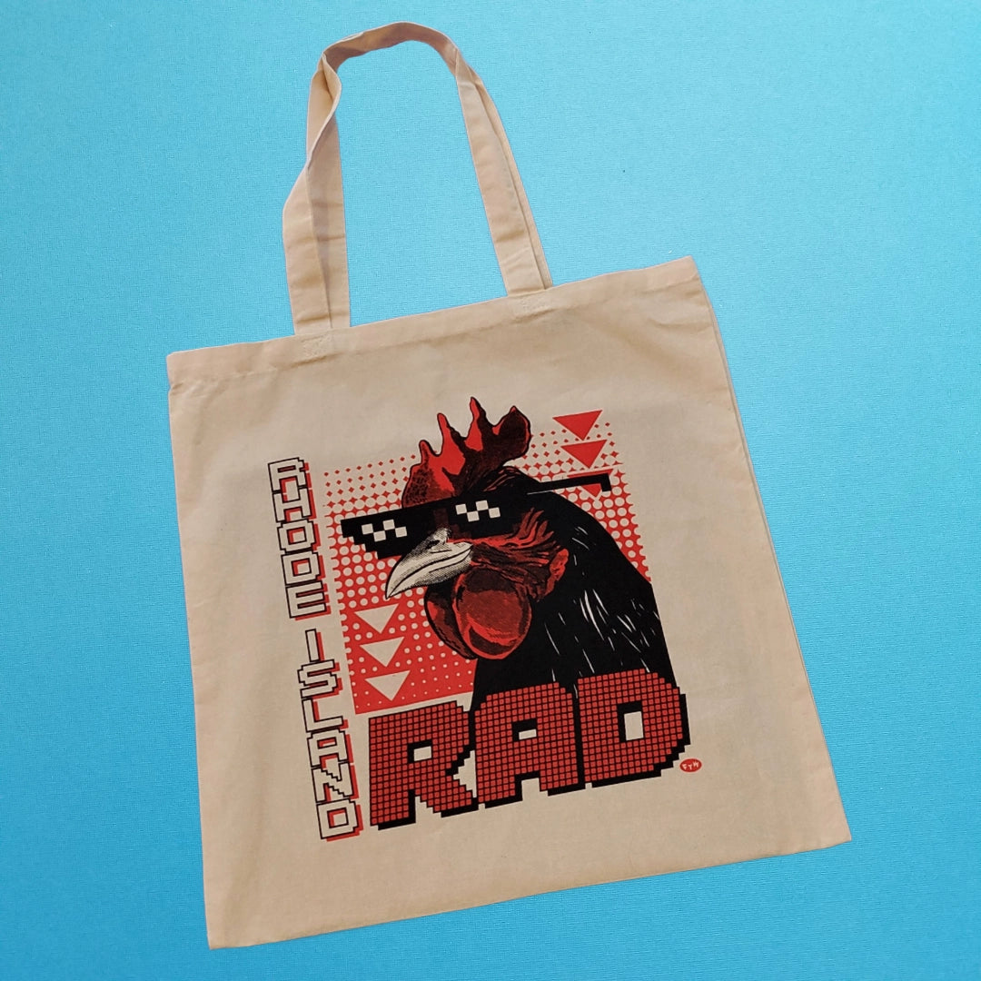 Rad Rooster Tote Bag