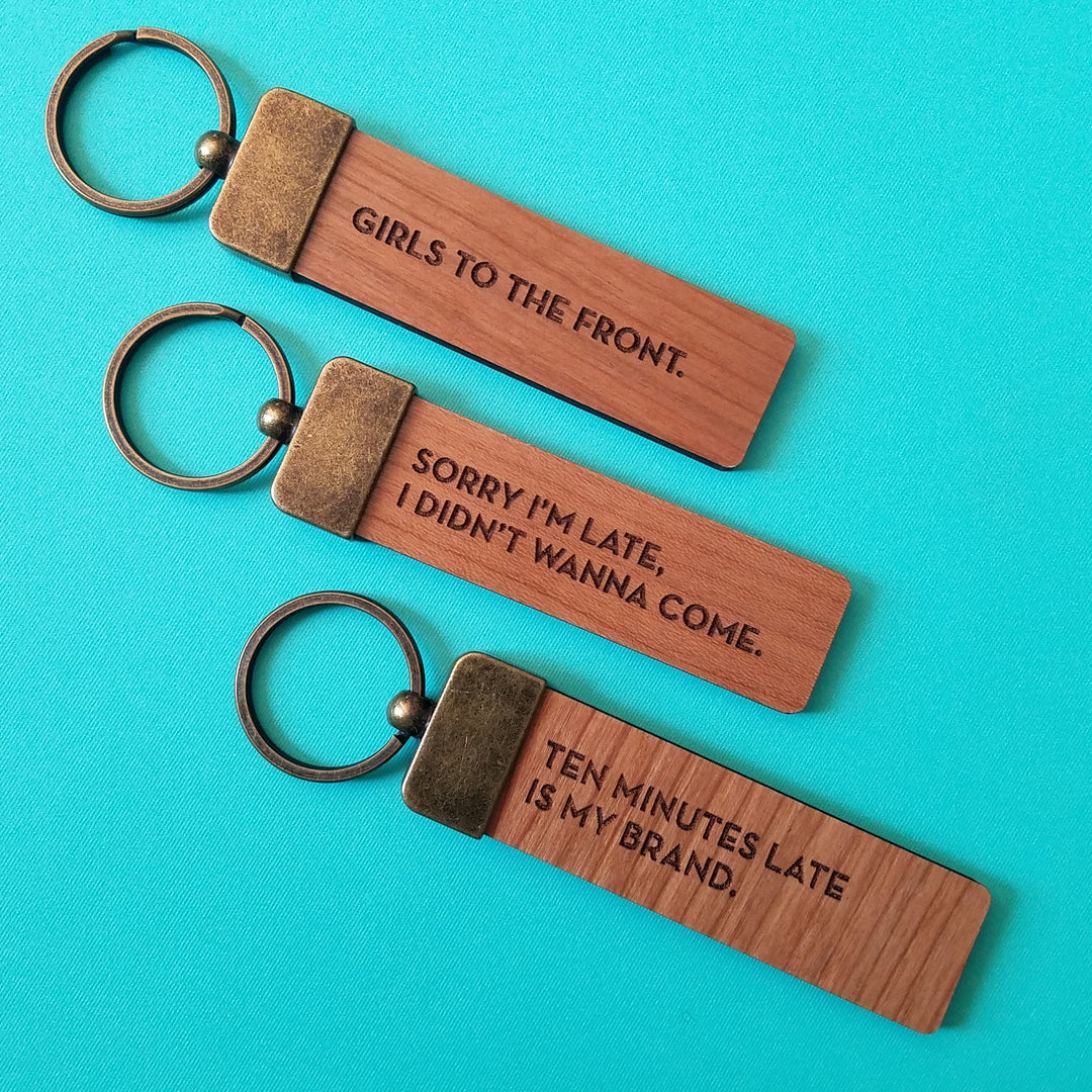 Wooden Keychains