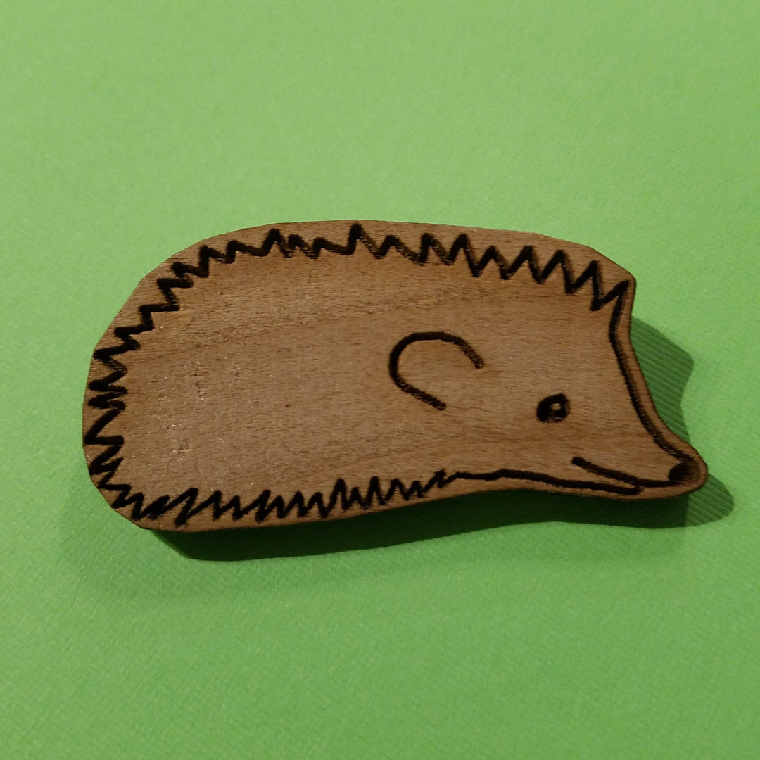 Handmade Wooden Animal Pins
