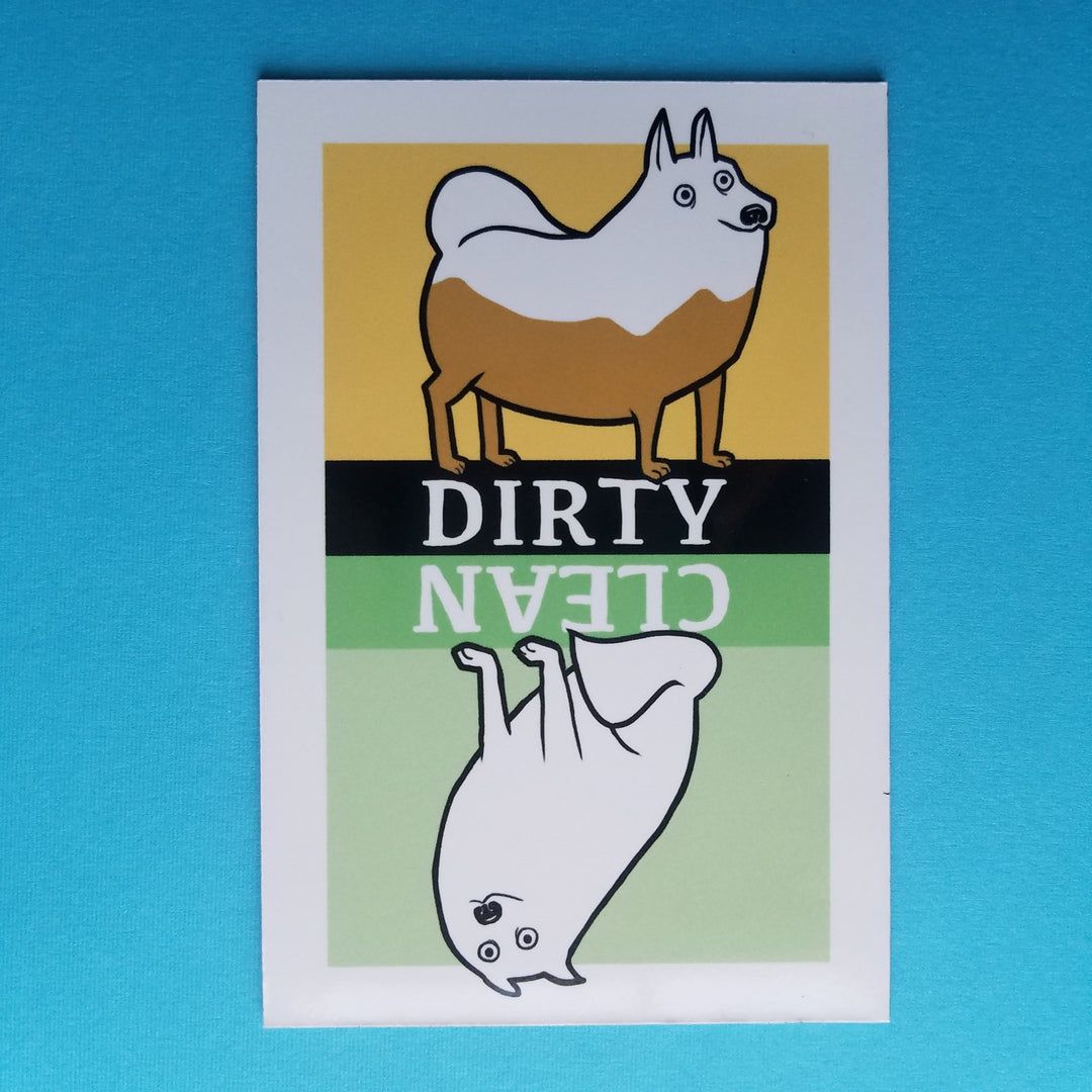 Clean or Dirty Animal Dishwasher Magnets