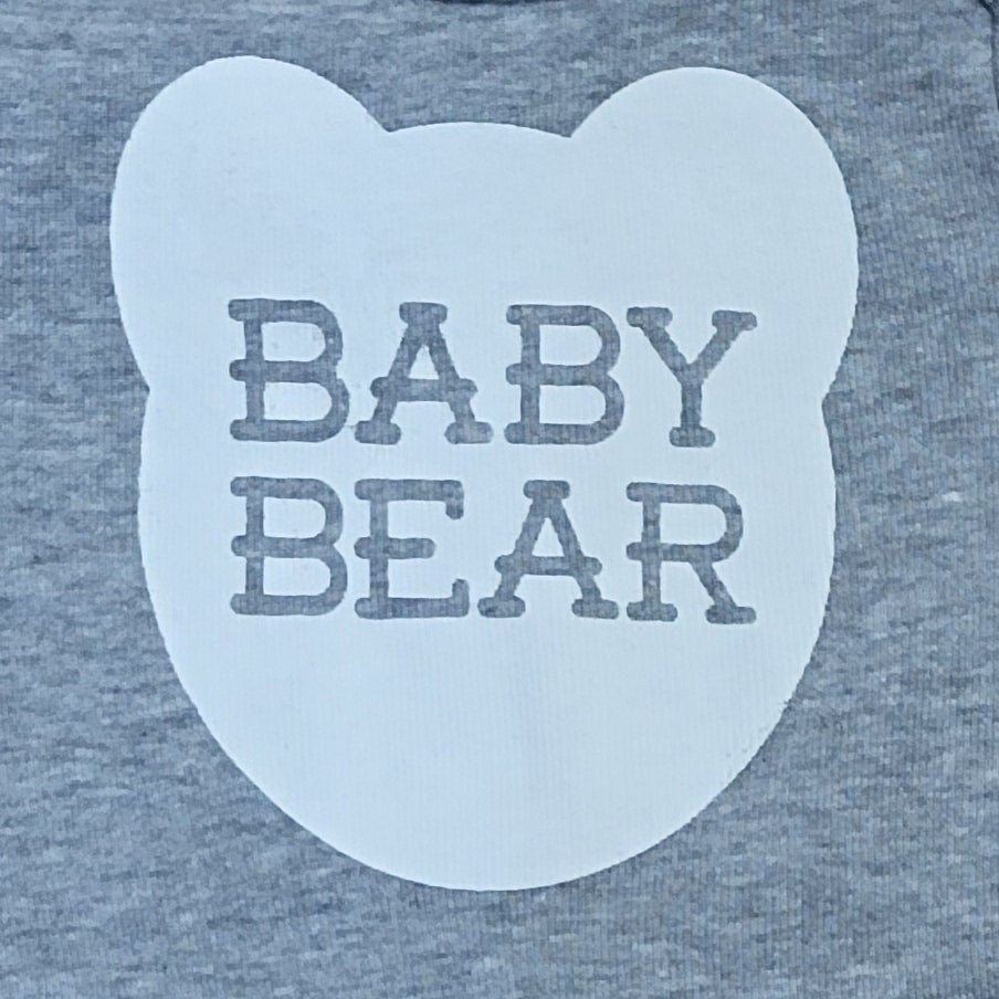 Onesie Baby Bear gray