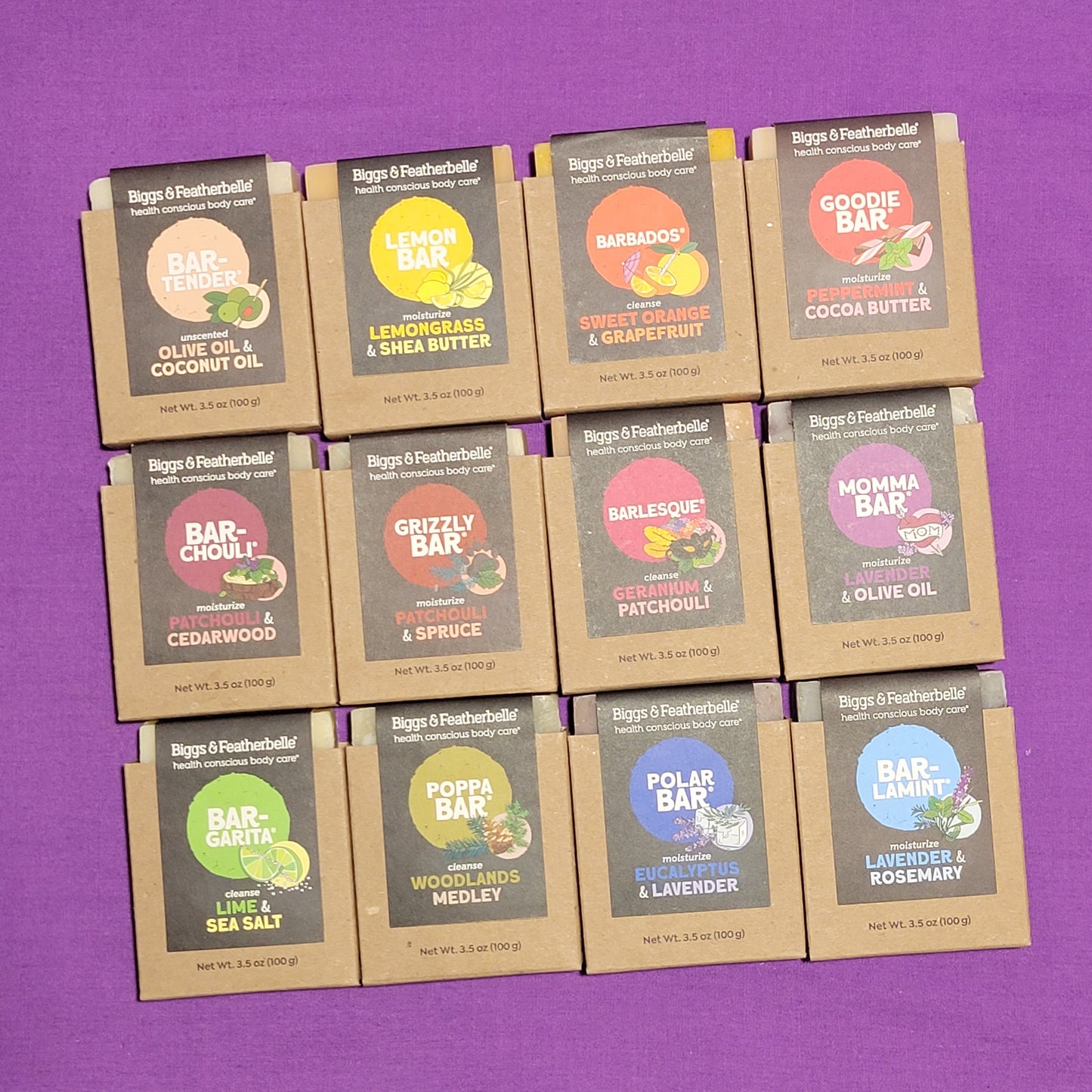 Bar Soaps by Biggs & Featherbelle