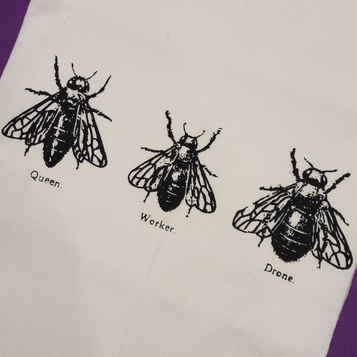 Trio of Bees Tea Towel