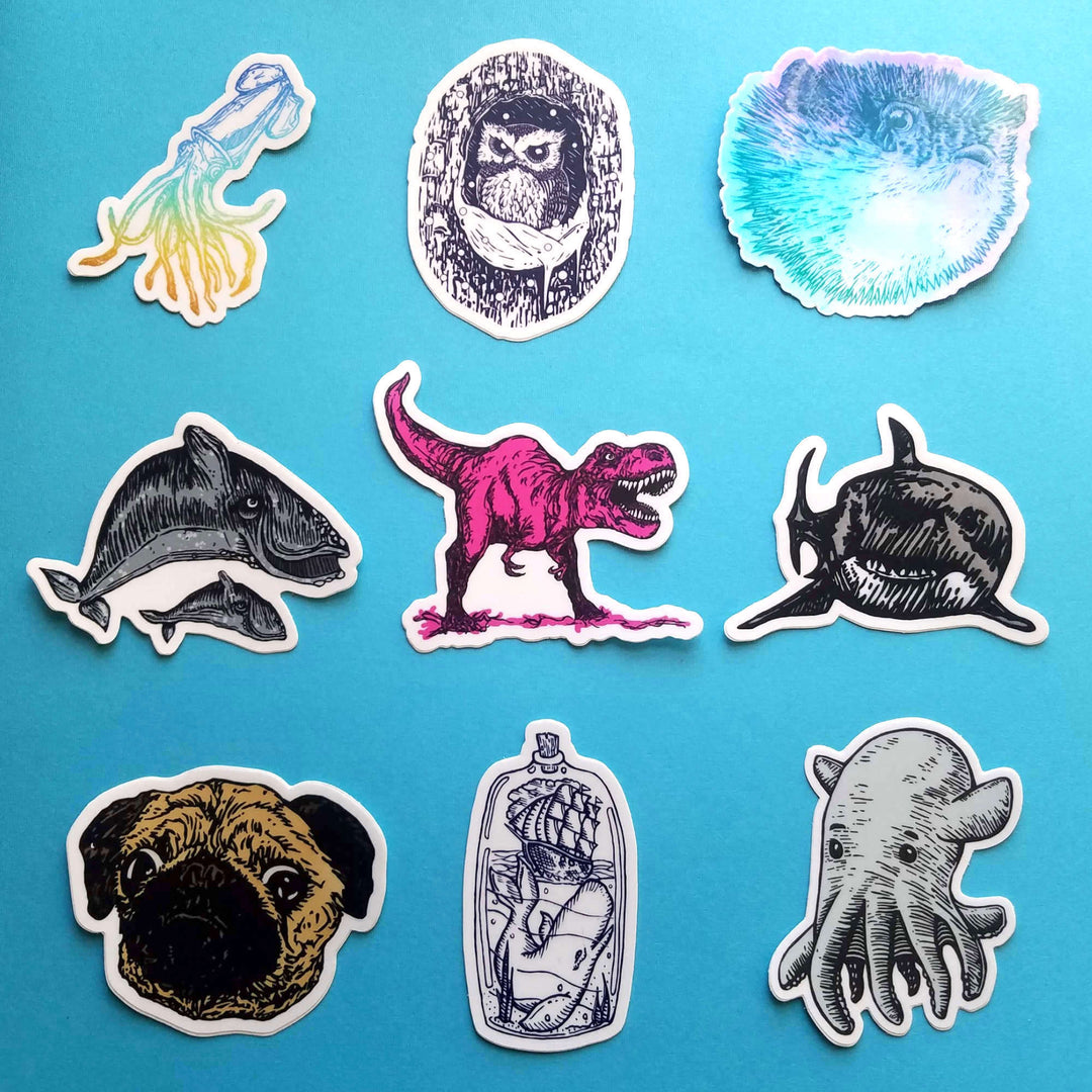 Colorful Animal Stickers