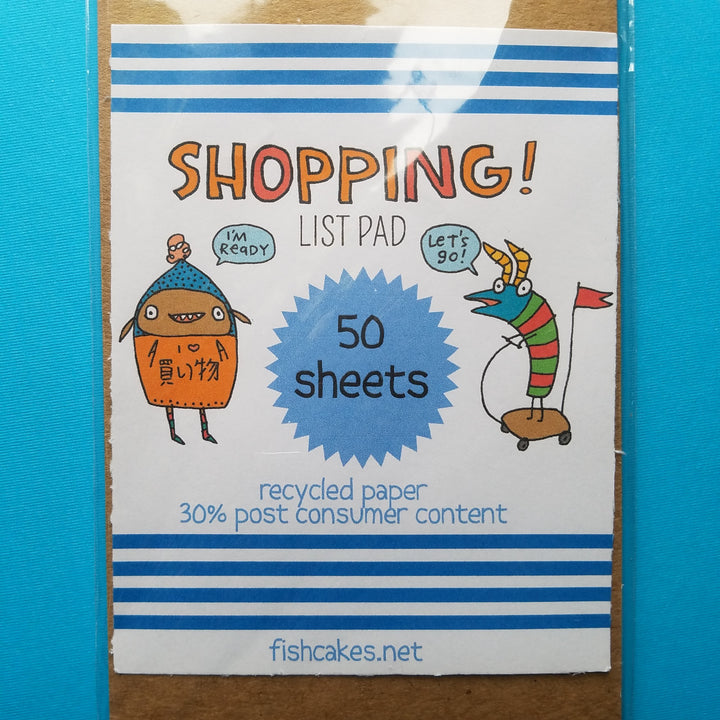 Note Pad Shopping List