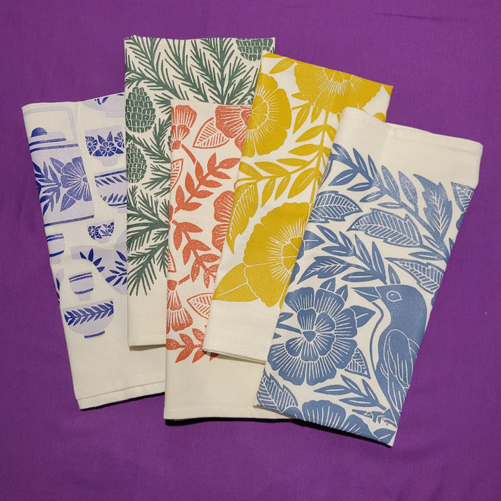 Screen-Printed Tea Towels