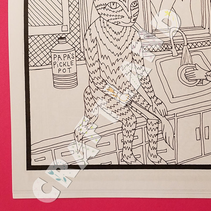 Coloring Book Cooperation Cats